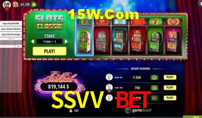 Jogos de Slot SSVV Bet